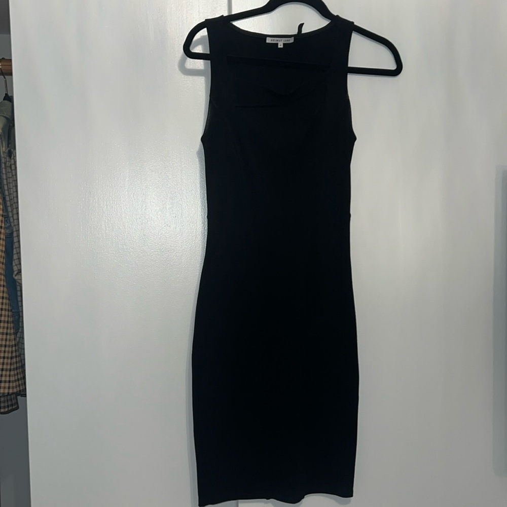 Helmet Lang Little Black Dress